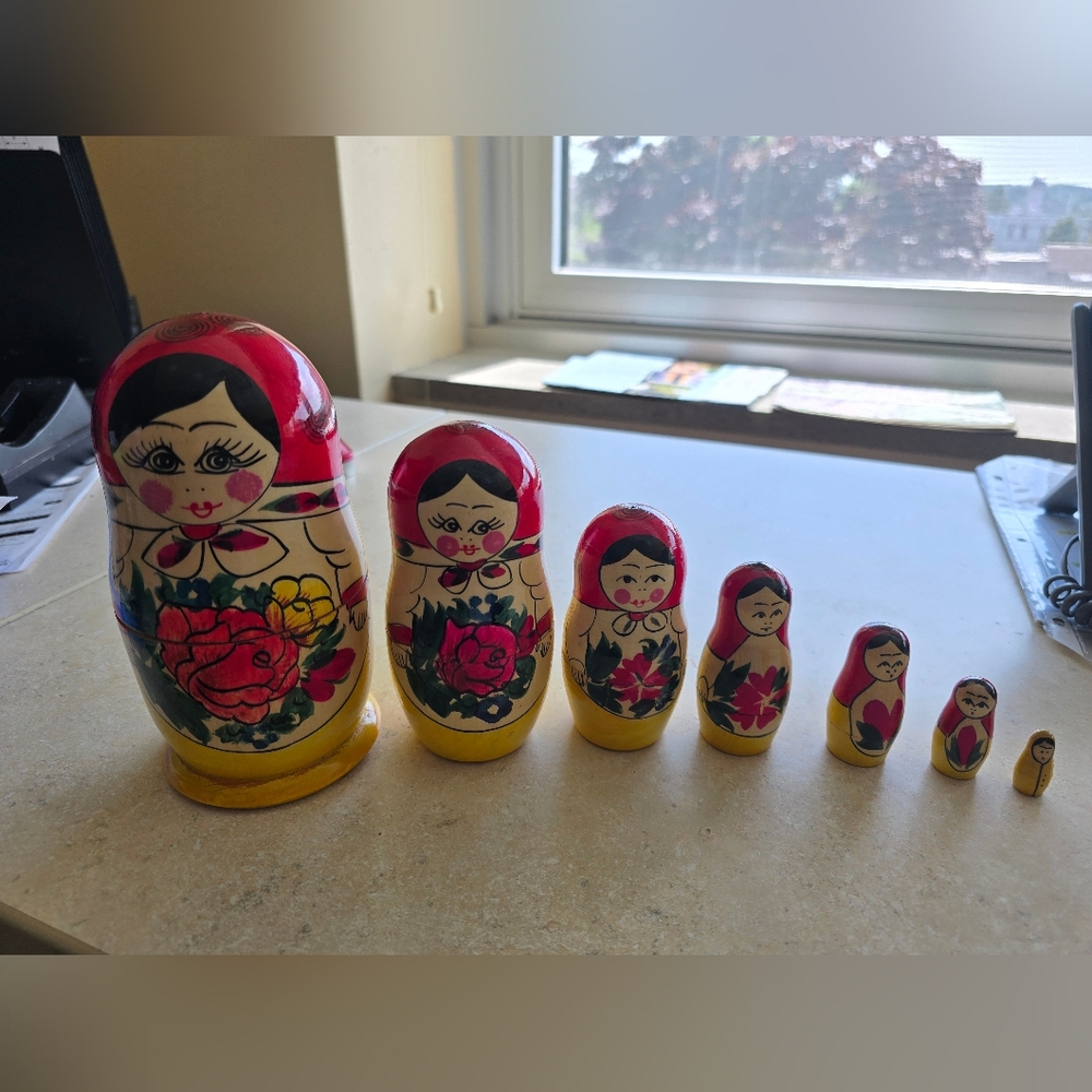 Colorful Russian Nesting Doll - Picture 2 of 5